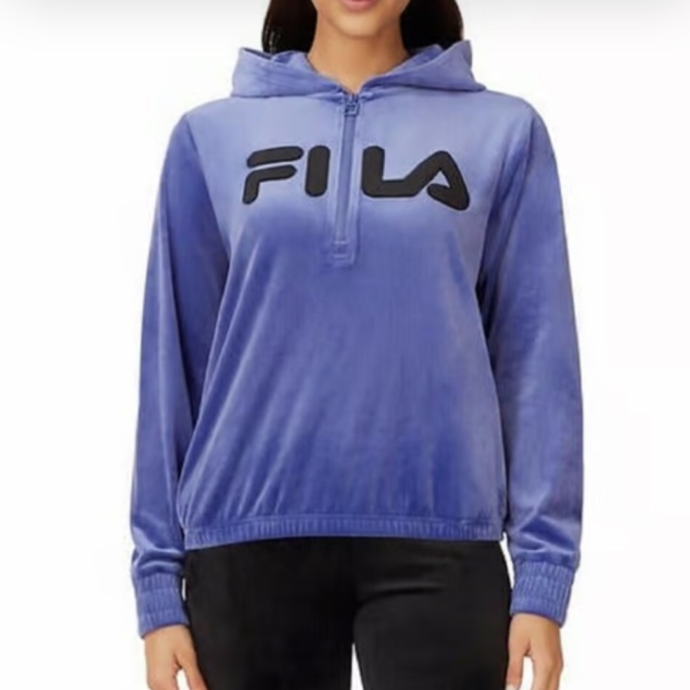 🎈Sale🎈Fila Soft 1/4 Zip Hoodie With Pockets